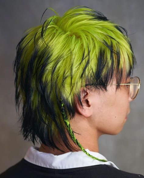 Dyeing Hair, A Leap Of Faith, Dyed Hair Inspiration, Punk Hair, Alternative Hair, Female Celebrities, Mullet Hairstyle, Leap Of Faith, Dye My Hair