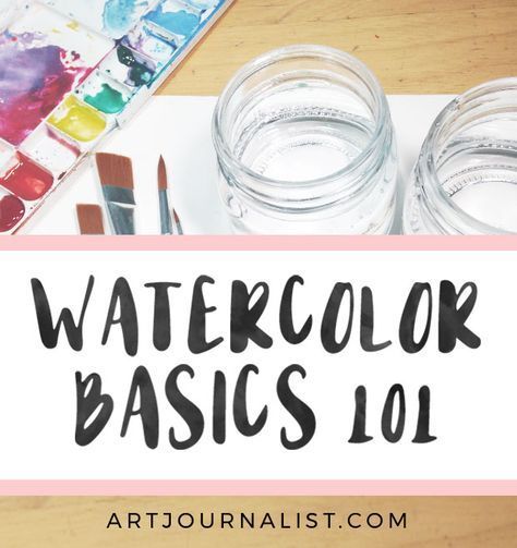 Watercolor Basics, Watercolor For Beginners, Paint With Watercolors, How To Watercolor, Watercolor Painting For Beginners, Paintings Tutorials, Learn Watercolor Painting, Watercolor Beginner, Learn Watercolor