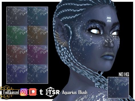 Sims 4 Body Glitter, Sims 4 Mermaid Makeup, Avatar The Way Of Water Sims 4 Cc, Sims 4 Cc Mermaid Makeup, Sims4 Avatar Cc, Mystical Sims 4 Cc, Sims Avatar Cc, Sims 4 Cc Avatar Skin, Sims 4 Cc Astrology