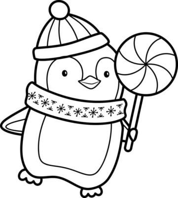 Penguin Coloring Pages, Penguin Coloring, Christmas Coloring Sheets, Printable Christmas Coloring Pages, Christmas Coloring Books, Kids Funny, Free Christmas Printables, Christmas Coloring, Christmas Penguin