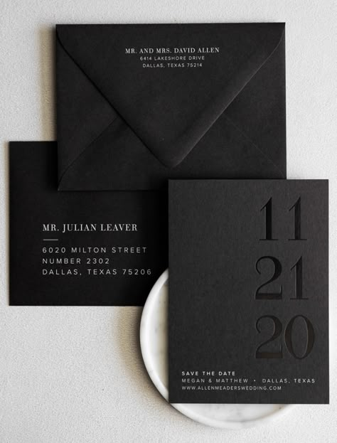 Dark Wedding Theme, Black And White Wedding Theme, White Wedding Theme, Black Wedding Invitations, Dark Wedding, 카드 디자인, Black White Wedding, Future Wedding Plans, Black And White Wedding