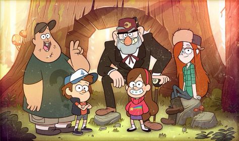 GRAVITY FALLS Fallen Tv Series, Pines Family, Dipper Y Mabel, Gravity Falls Characters, Which Character Are You, Gravity Falls Au, Dipper And Mabel, Mabel Pines, Bill Cipher