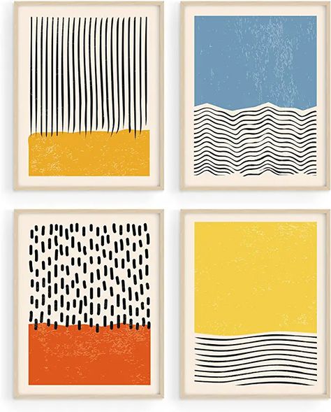 Haus And Hues, Abstract Posters, Modern Abstract Print, Art Mid Century Modern, Mid Century Wall Art, Modern Abstract Wall Art, Soyut Sanat Tabloları, Modern Abstract Art, Mid Century Modern Art