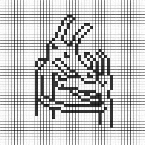 Alpha pattern #114485 | BraceletBook Car Seat Headrest Alpha Pattern, Album Cover Cross Stitch, Hozier Alpha Pattern, Album Cover Grid Pattern, Album Cover Crochet Grid, Album Cover Pixel Art, Pixel Grid, Grid Art, Rock Album Covers