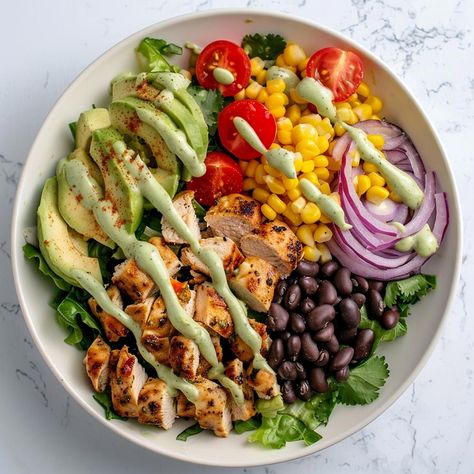 Southwest Chicken Salad - Yeyfood.com: Recipes, cooking tips, and kitchen hacks for home cooks of all levels Salad Ideas Protein, Salad Ideas Chicken, Healthy Mexican Chicken Salad, Gut Healthy Salad Recipes, Chicken For Salads, Southwest Chicken Salad Recipe, Healthy Mexican Salad, Chicken Salad Bowl, Mexican Bowls