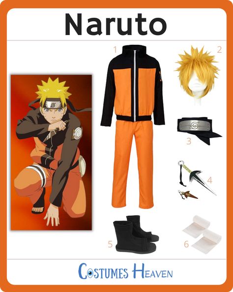 Naruto Costume Ideas, Naruto Costume Female, Naruto Costume Diy, Naruto Cosplay Female, Naruto Halloween Costumes, Naruto Costume, Naruto Headband, Kid Naruto, Naruto Cosplay Costumes