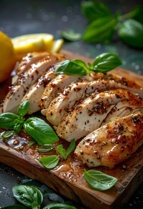 Serve a dinner that delights with our juicy oven baked chicken breast, perfect for busy evenings. Chicken Aesthetic Food, Juicy Oven Baked Chicken Breast, Juicy Oven Baked Chicken, Grilled Chicken Sandwich Recipes, Perfect Chicken Breast, Oven Baked Chicken Breast, Perfect Baked Chicken, Juicy Chicken Breast, Chicken Breasts Recipe