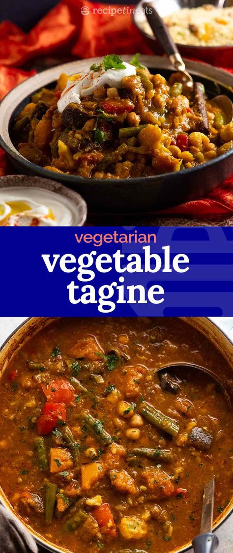 Vegetarian Moroccan Stew, Tajine Recipes Vegetarian, Vegan Tajin Recipes, Moroccan Stew Vegetarian, Vegetarian Tagine Recipes, Vegan Tagine Recipes, Vegetable Tagine Recipes, Moroccan Recipes Vegetarian, Veg Stew Recipes