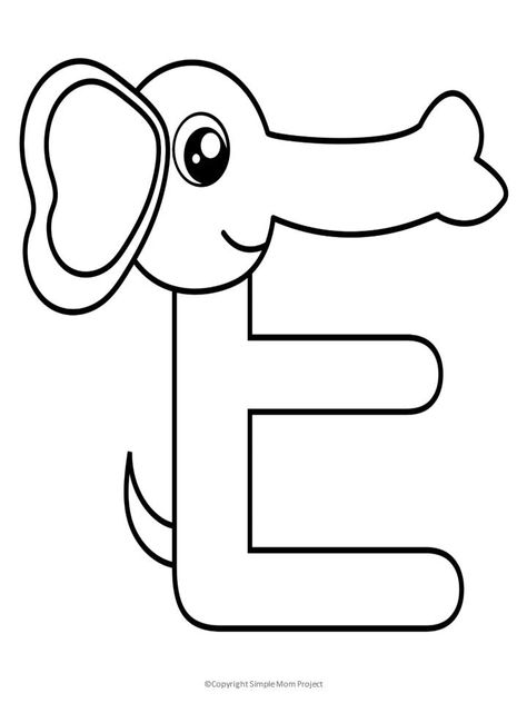 E Letter Preschool, Letter I Activities For Preschool Crafts, Letter E Elephant Craft, Letter E Activities For Preschool Crafts, Letter E Arts And Crafts For Preschool, Letter E Crafts For Preschool, Letter E Activities For Kindergarten, Letter E Crafts For Preschoolers Art, Letter Ee Worksheets