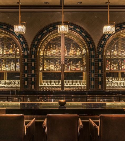 Bar Restaurant Design, Speakeasy Bar, Decoration Restaurant, Design Café, Bar Interior Design, Luxury Bar, Restaurant Lighting, Restaurant Lounge, Home Luxury