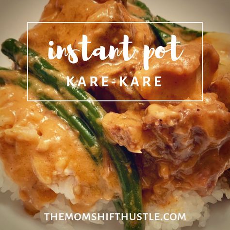 Instant Pot Filipino Kare Kare Kate Kare Recipe, Best Kare Kare Recipe, Kare Kare Instant Pot, Karekare Recipe Filipino Food, Filipino Kare Kare, Chicken Afritada Filipino Instant Pot, Bulalo Recipe Filipino Food Instant Pot, Filipino Meals, Kare Kare Recipe