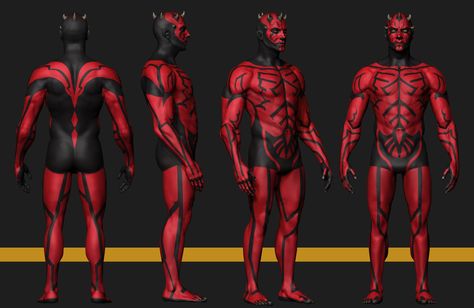 Lerning anatomy by great tutorial from Rafael Grassetti  https://gumroad.com/grassettiart Darth Maul Tattoo, Star Wars Art Drawings, Dark Maul, Star Wars Background, Hallowen Costume, Star Wars Concept Art, Darth Maul, Star Wars Action Figures, Star Wars Artwork