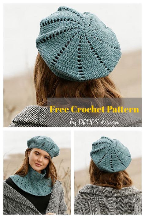 Green Gables Beret Free Crochet Pattern Beret Free Crochet Pattern, Crochet Barret Hat Pattern Free, Crochet Tam Hat Pattern Free, Crochet Beret Hat Free Pattern, Crochet Barret Hat, Crochet Turban Hat Pattern Free, Crochet Barret, Free Crochet Beret Hat Patterns, Beret Crochet Pattern Free