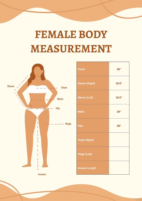 Women's Size Chart Body Measurements, Sizing Chart Women, How To Measure Body Size, Teenage Measurements Chart, Body Porpotion Fashion, Clothes Measurements Chart, Body Mesurment Chart Women, Perfect Body Measurements Women, Clothing Size Chart Body Measurements