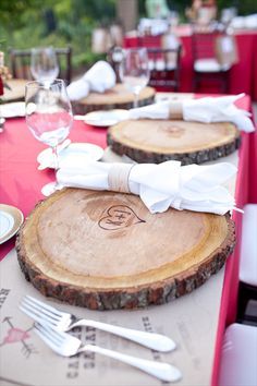 Ces and Judy's Catering - St. Louis Photo Courtesy of White-Klump Photography Fruit Display Wedding, Fruit Displays, Reception Food, Wedding Reception Food, Tree Slices, Wedding Catering, Place Setting, Wood Slices, Rustic Diy