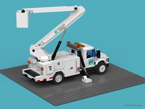 Lego Service Truck | Robson M | Flickr Lego Police Truck, Lego Camper, Lego Fire, Service Truck, Lego Vehicles, Lego Truck, Construction Lego, Lego Military, Lego Modular