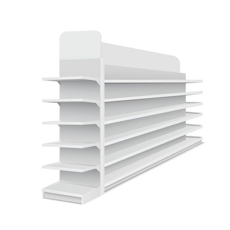 Visual Design Trends, Supermarket Shelves, Pos Display, Retail Shelving, Store Shelves, Metal Rack, Wall Bookshelves, White Shelves, Centre Commercial