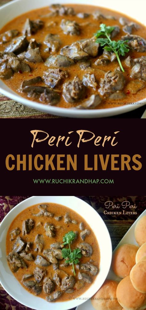 Peri Peri Chicken Livers is a quick way to get delicious food on the table. Perfect for bachelors & novice cooks! #nandosperiperi #ruchikrandhap #periperi #piripiri #periperichickenlivers #nandoschickenlivers #nandos #chickenliverrecipes Peri Peri Chicken Livers, Offal Recipes, Chicken Liver Recipes, Organ Meat, Peri Chicken, Liver And Onions, Peri Peri Chicken, Liver Recipes, Lebanese Food