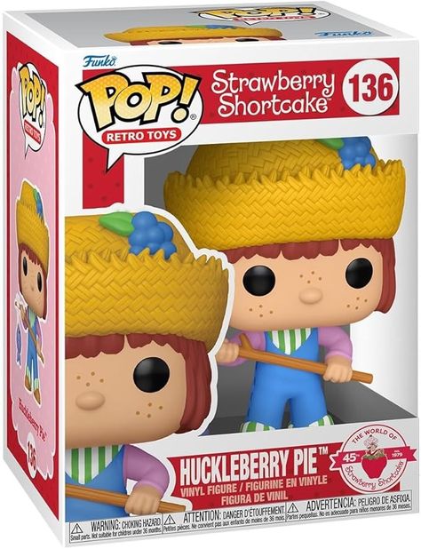 Amazon.com: Funko Pop! Retro Toys: Strawberry Shortcake - Huckleberry Pie : Toys & Games Huckleberry Pie Strawberry Shortcake, Strawberry Shortcake Huckleberry, Huckleberry Pie, Funky Pop, Vinyl Display, Wreath Attachments, Pop Collection, Mini Figurine, Funko Pop Vinyl