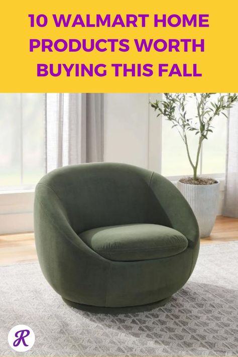 Walmart has a stunning collection of affordable home decor inspiration this fall, including the Better Homes & Gardens Mira Swivel Chair, perfect for cozying up in style. ‎ From trendy mirrors to chic storage solutions, these luxe-for-less finds are ideal for sprucing up any space on a budget. ‎ Discover 10 must-have pieces recommended by an interior designer that will elevate your home without breaking the bank! #WalmartFinds #HomeDecorInspo #FallDecorIdeas Trendy Mirrors, Luxe For Less, Budget Advice, Walmart Home, Walmart Finds, Better Homes And Garden, Basement Remodel, Affordable Home Decor, Retail Stores