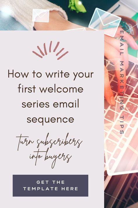 How to write a welcome email sequence that turns subscribers into buyers. Welcome email examples. Email writing. Email sequence template. Email Sequence Template, Welcome Email Template, Writing Email, Email Advertising, Free Email Templates, Email Sequence, Email Layout, Welcome Emails, Email Writing