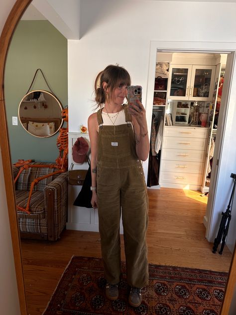 Baggy Corduroy Women's Overalls curated on LTK Brown Overalls Outfits, Fall Overalls, Brown Overalls, Overall Outfit, Overalls Outfit, Corduroy Overalls, Women's Overalls, Overalls Women, Winter 2024