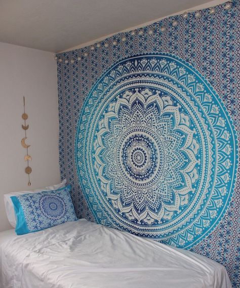 20161218092000-rmtb4751 Indian Wall Decor, Hippie Bedding, Bohemian Bedspread, Mandala Tapestries Wall Hangings, Blue Tapestry, Indian Tapestry, Mandala Wall Hanging, Hippie Tapestry, Boho Tapestry