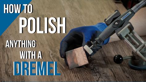 Learn to polish metal in this easy to understand tutorial from Cornelius Creations! #metalworking #dremel #dremelprojects Polish Rocks, Dremel Polishing, Rock Polishing, Dremel Ideas, Dremel Tools, Dremel 4000, Dremel Tool Projects, Dremel Bits, Dremel Drill