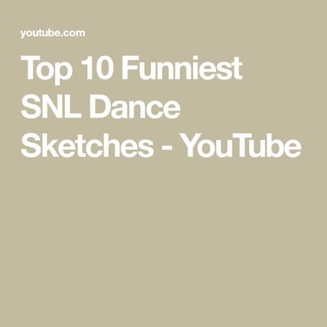 Top 10 Funniest SNL Dance Sketches - YouTube Dance Sketches, Spartan Cheerleaders, Best Sketches, Will Forte, Top 20 Funniest, 10 Funniest, Saturday Night Live, Snl, Top 20