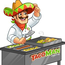 Welcome to TacoMan.com, The worlds largest and first Taco Caterer Welcome To Los Angeles, Taco Cart, Taco Catering, Taco Man, Delicious Tacos, Catering Companies, Taco Tuesday, Grad Parties, Spice Up