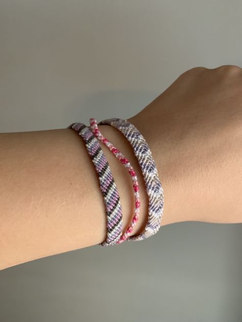 Candy Stripe Bracelet, Thread Bracelet, Handmade Friendship Bracelets, Thread Bracelets, Candy Stripes, Strand Bracelet, Bracelet Stack, First Order, Friendship Bracelet