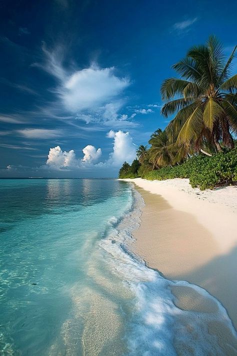 Experience the Ultimate Beach Escape in the Maldives 🏝✨ Discover the beauty of the Maldives with its white-sand beaches, crystal-clear waters, and luxurious resorts. Perfect for a dream beach getaway. 🌿🌊 #Maldives #BeachGetaway #LuxuryTravel #IslandEscape Beautiful Beaches Paradise, Summer Beach Pictures, Maldives Beach, Overwater Bungalows, Maldives Island, Beach Getaway, Tropical Beaches, Islands Of Adventure, Dream Beach