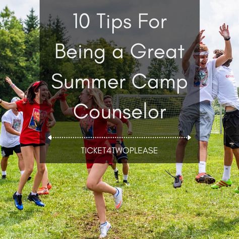 How To Be The Best Camp Counselor, Camp Counselor Tips, Camp Counselor Activities, Camp Counselor Ideas, Church Camp Counselor, Summer Camp Usa, Counselor Aesthetic, Camp Counselor Aesthetic, Counselor Activities