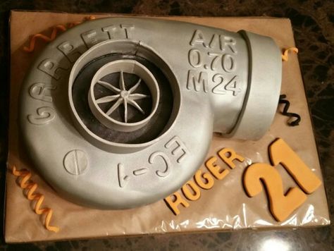 Turbo Charger Cake Pull Apart Cupcake Cake, Cars Birthday Cake, Silver Spray, Pull Apart Cupcakes, Car Birthday Theme, Cupcake Bakery, Groom Cake, Gifts For Hubby, Turbo Charger