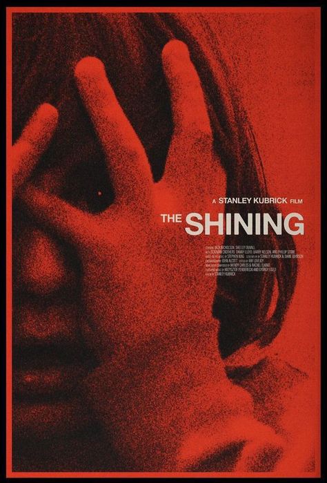 Gothic Movie Poster, The Shining Aesthetic Poster, Horror Movie Poster Design, Retro Horror Movie Posters, The Shining Aesthetic, Red Movie Poster, Horror Graphic Design, A24 Poster, Horror Film Poster