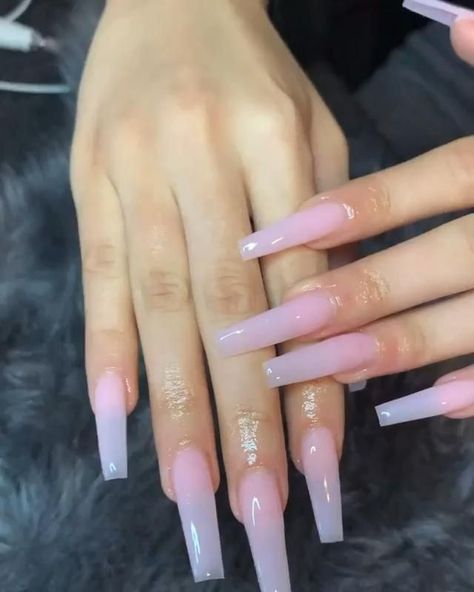 Long French Coffin Acrylic Nails, Foggy Pink Nails, Matte Square Nails Long, Natural Acrylic Nails Long Ballerina, Simple Glam Acrylic Nails, Natural Acyrilics Nails Coffin, Narrow Nails Shape Long, Simple Long Acrylic Nails Coffin One Color, Acrylic Colors Nails