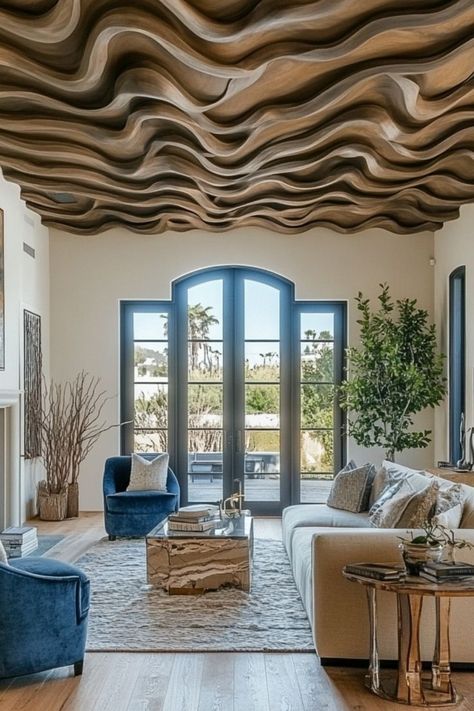 Make a lasting impression with statement ceilings featuring bold paint, wood beams, or textured designs to elevate your space. #StatementCeilings #BoldInteriors Paint Wood, Ceiling Ideas, Wood Beams, Beams, Focal Point, Design Trends, Read More, Ceiling, Paint