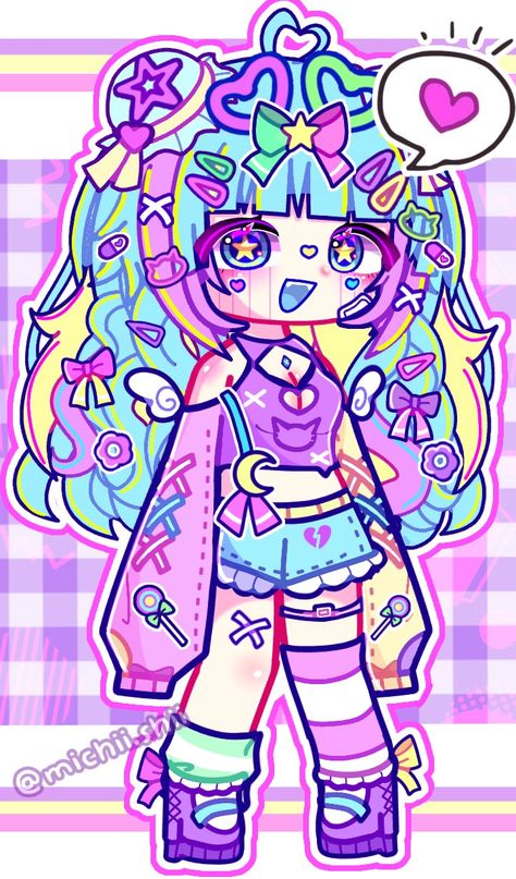 Rei— one of the residents on Nixxland Ravenramen Art, Cute Gacha Life Outfit Ideas, Decora Art, Cute Oc, Kidcore Art, Cats Art Drawing, Cartoon As Anime, The Residents, Gacha Ocs