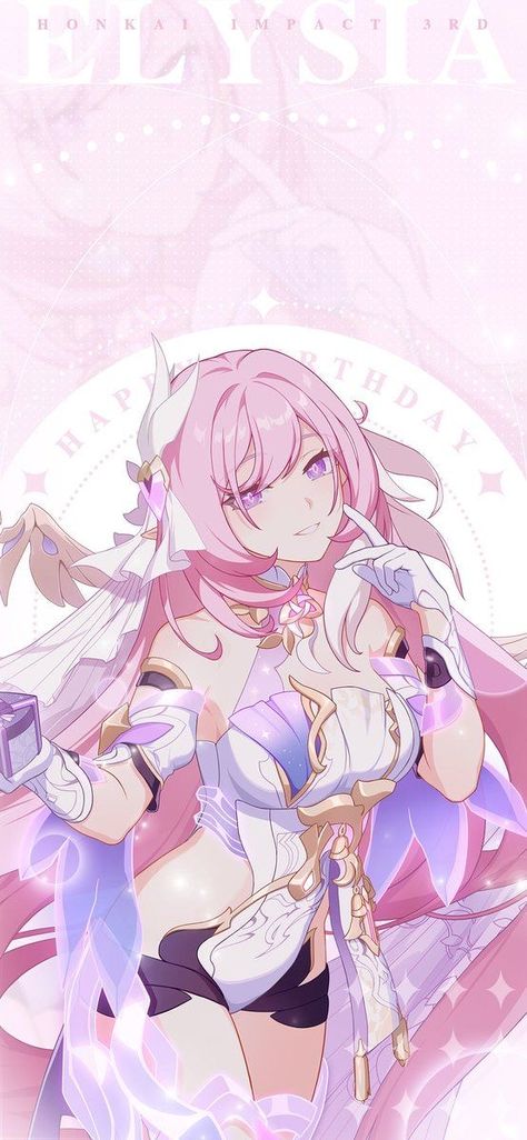 Elysia Honkai Impact, Elysia Honkai, Game Name, Tag Image, Honkai Impact 3rd, Anime Warrior, Game Character Design, Honkai Impact, Phone Themes