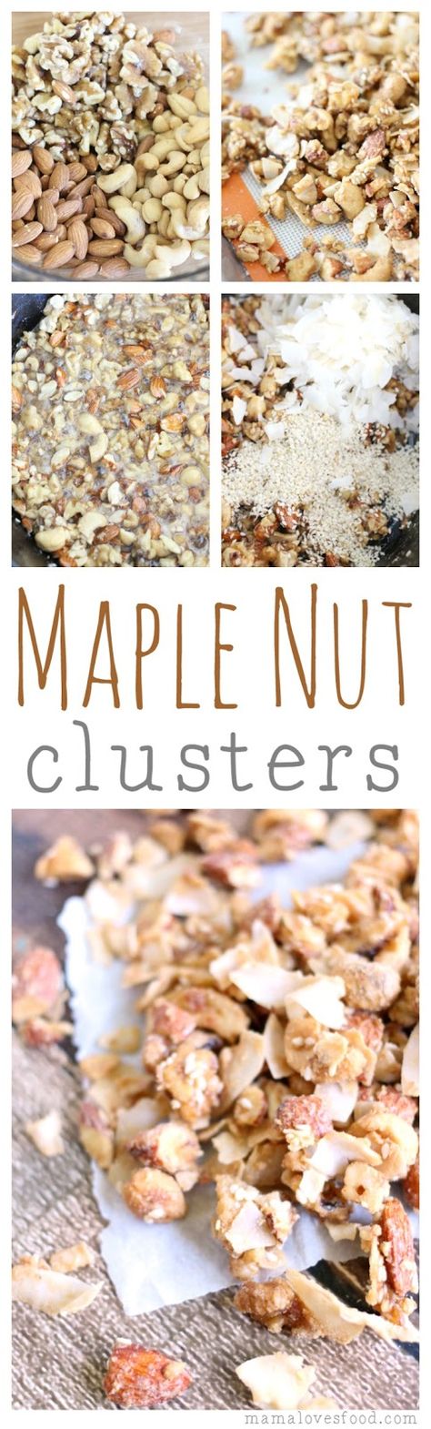 Maple Nut Clusters Recipe   #ad  #StartRightEndRight #CG Nut Cluster Recipe, Clusters Recipe, Nut Clusters, Healthy Late Night Snacks, Healthy Afternoon Snacks, Diy Easy Recipes, Wholesome Snacks, Candied Nuts, Afternoon Snack