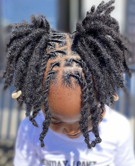 Lil Girl Loc Styles, Locs Hairstyles For Girls Kids, Loc Hairstyles For Girls Kids, Kids Locs Styles Girls Short, Kids Dreadlocks Styles, Locs Hairstyles For Kids, Loc Hairstyles For Kids, Kids Locs Styles Daughters, Kids Dreads Hairstyles