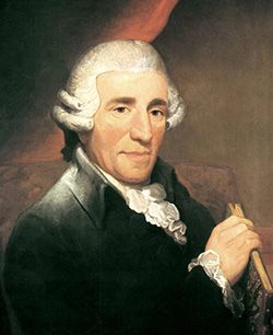 F.J. Haydn.  A Friend. Franz Joseph, A Man, Music, Hair, White, Black