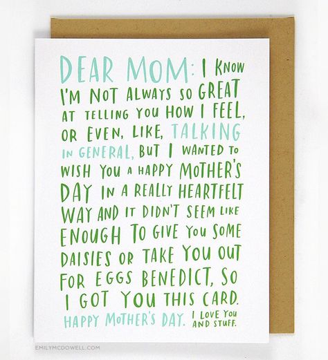 Pin for Later: Mother's Day Cards Perfect For the Relationship You Actually Have With Your Mom Card Aesthetic, Mothers Quotes To Children, Birthday Wishes For Daughter, Mother Day Message, Mother Day Wishes, Happy Birthday Daughter, Mother's Day Greeting Cards, Mom Cards, Diy Mothers Day Gifts