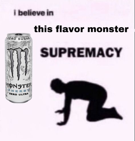 White Monster, Monster Crafts, Monster Energy Drink, Love Monster, Teen Life, Energy Drink, Monster Can, Monster Energy, Fb Memes