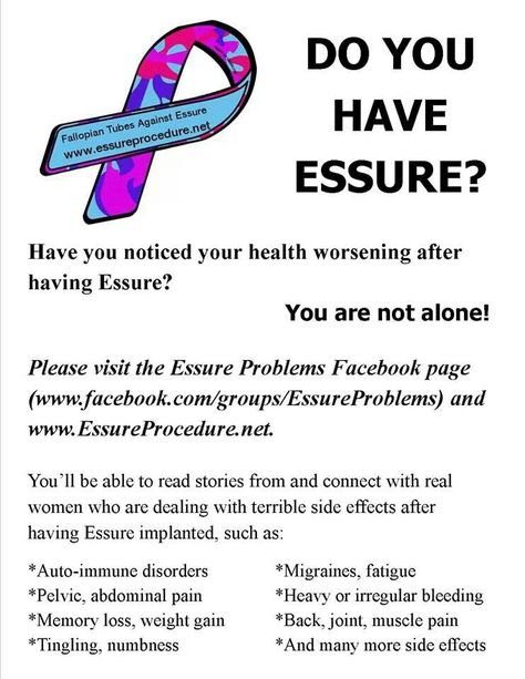 You are not alone!! Essure Problems, Fallopian Tubes, How Its Going, Family Planning, Birth Control, Health Info, Health Issues, Real Women, Skin Health