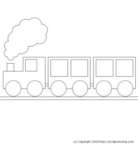 Train Train Template, Circus Crafts, Template Images, Train Coloring Pages, Train Drawing, Embroider Ideas, Transportation Preschool, Drawing Lessons For Kids, Transportation Theme