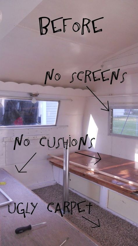 Shasta Camper Interior, Shasta Camper Remodel, Vintage Camper Redo, Vintage Camper Art, Vintage Caravan Interiors, Vintage Trailer Remodel, Vintage Trailers Restoration, Vintage Trailer Interior, Vintage Camper Interior