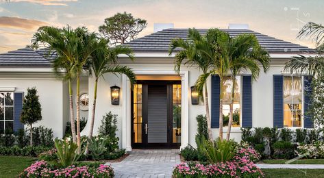 West Indies House, British West Indies, Florida Landscaping, Caribbean Resort, Exterior Renovation, Modern Farmhouse Exterior, Farmhouse Exterior, Entrance Doors, Facade House