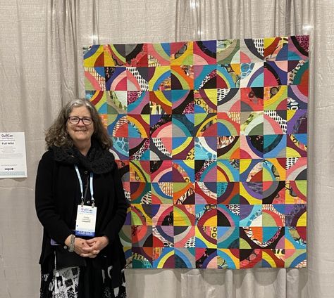 Thoughts on QuiltCon 2024 – Cindy Grisdela Art Quilts Team Teaching, Quilts Modern, Improv Quilting, Online Friends, International Artist, Book Signing, One Image, Finding Joy, Modern Quilts