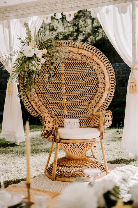 Our Miss Marrakech chair sitting pretty at last weekends Jungle themed baby shower. Boho Rattan Chair, Gift Opening Chair Shower Ideas, Baby Shower Chair For Mom, Chair Decoration Ideas, Jungle Theme Baby Shower, Baby Shower Chair, Baby 2024, Wicker Peacock Chair, Picnic Inspiration